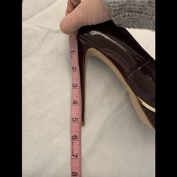 EUC $100 Aldo Wine Peep Toe Platform Pumps [ SZ US 8 ]‎ - Picture 11 of 12